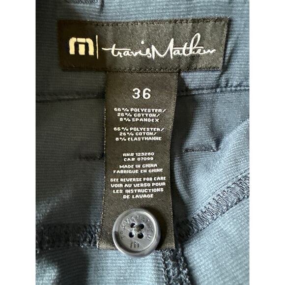 Travis Mathew Mens Golf Casual Pants Size 36 x 32 Blue Pockets EUC - Picture 7 of 8